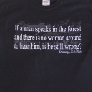 If A Man Speaks .....